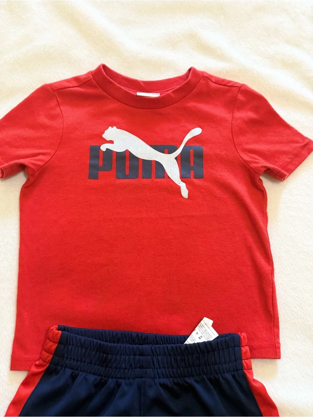 Puma Red and Navy Kids Matching Set - Picture 3 of 7